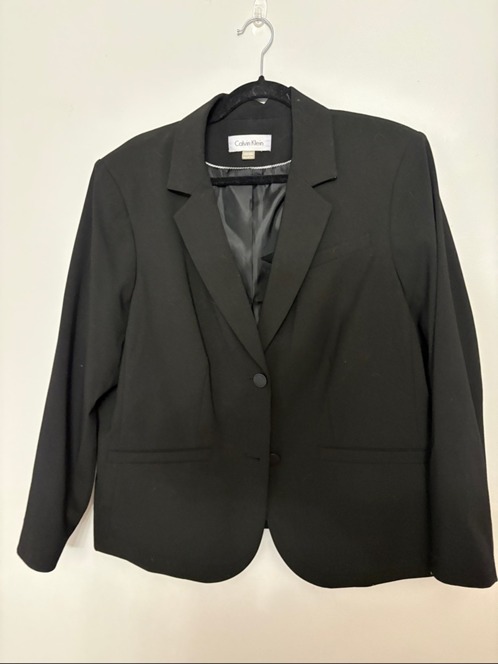 Calvin Klein Women's Black Blazer and Skirt Suit Set